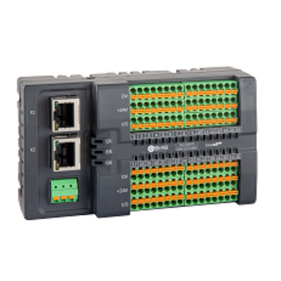 FBPN-1616N-TS ELCO IP20 COMPACT I/O, FB20 SERIES, I/O MODULE, PROFINET, 2×RJ45 + 4×8-POS I/O TERM BLOCKS+ 8×8-POS AUX POWER TERM BLOCK, 16 INPUT, 16 OUTPUT NPN